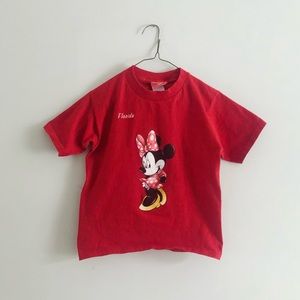 Disney Vintage Minnie Mouse Red Shirt